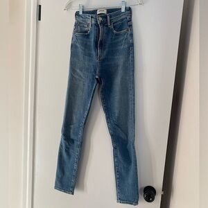 AGOLDE ultra high waist skinny Jean